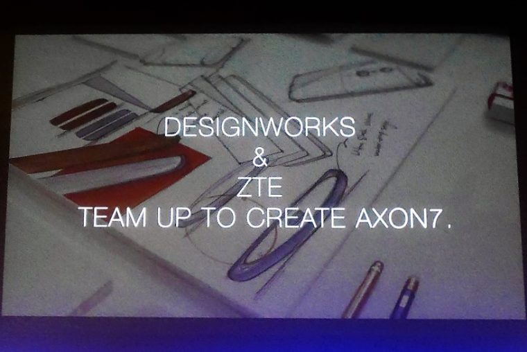↑ZTEのAXON 7はBWMの子会社「Designworks」と協業してデザインが設計された