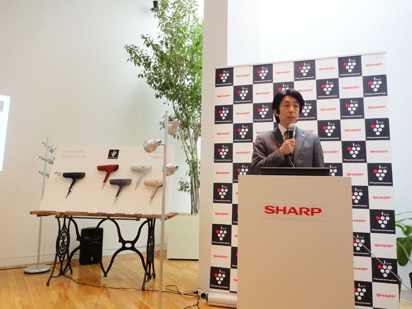 ↑シャープ 健康・環境システム事業本部 空調・PCI事業部、冨田昌志氏