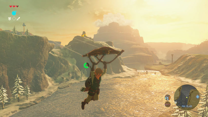 ↑Nintendo Switchでプレイできる「ゼルダの伝説 ブレス オブ ザ ワイルド」