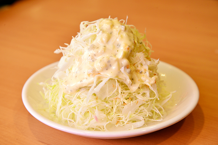 ↑キャベツ約80g