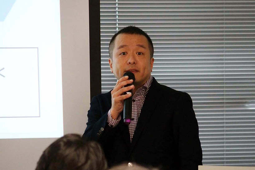 ↑SBS事業本部マーケティングコミュニケーション課 課長 岩永公就氏