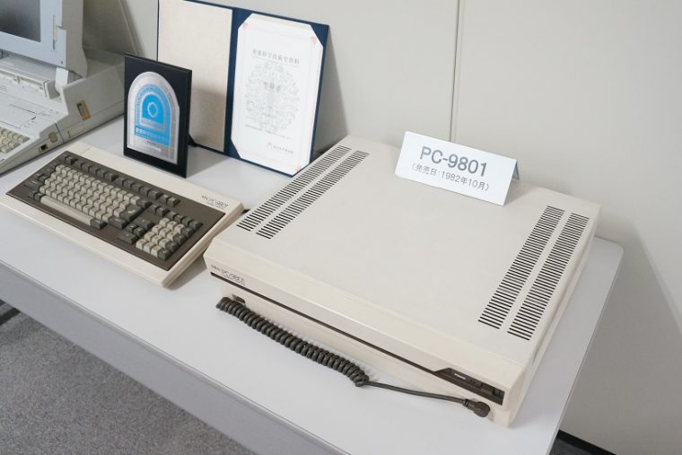 ↑さすが生誕の地ということで、PC-9801の展示もありました
