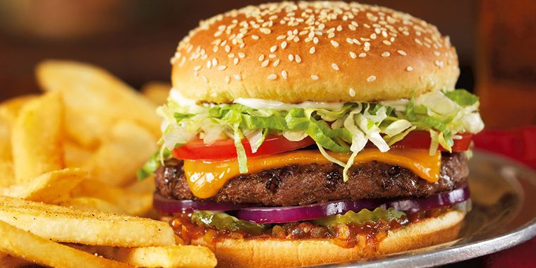 ↑レッドロビン グルメチーズバーガー