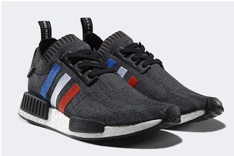 「NMD_R1」がより美しくなった! プライムニット+トリコロールカラーでエレガントな面持ちに