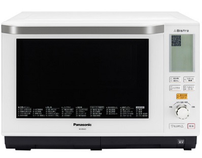 【SPEC】●サイズ/質量:W500×H340×D347(ハンドル含むD449)mm(外形)/W350×H215×D350mm(庫内)/約15.5kg●消費電力:オーブン1270W・グリル1220W、レンジ最大1420W●スチーム発生方式:タンク式