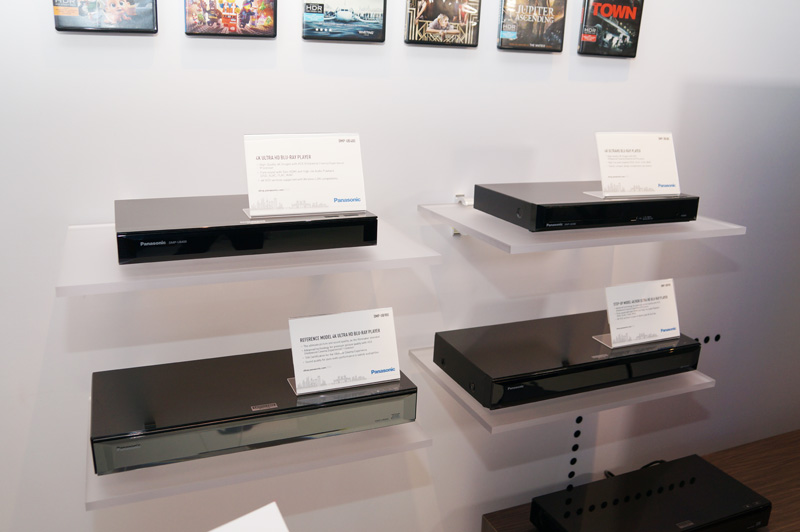 ↑UHDBDレコーダーも展示
