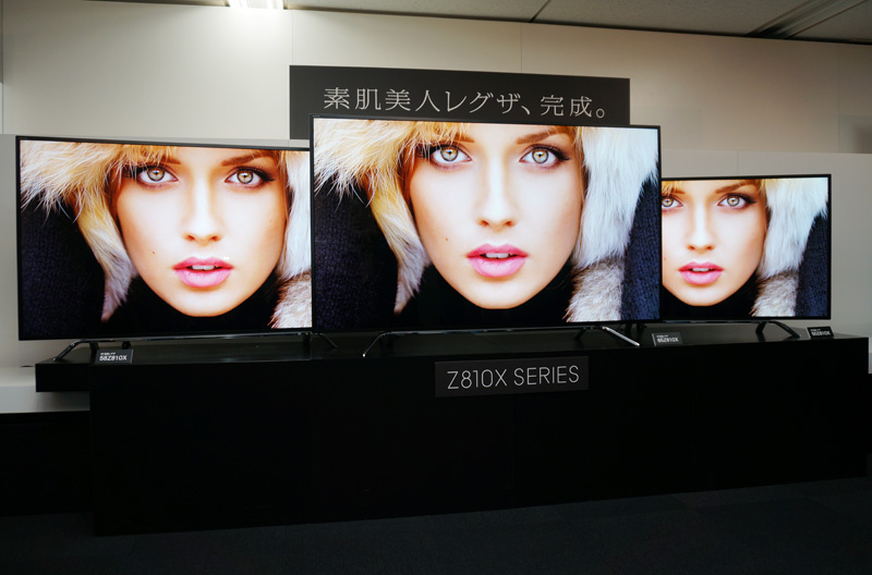 ↑4K液晶レグザ「Z810Xシリーズ」