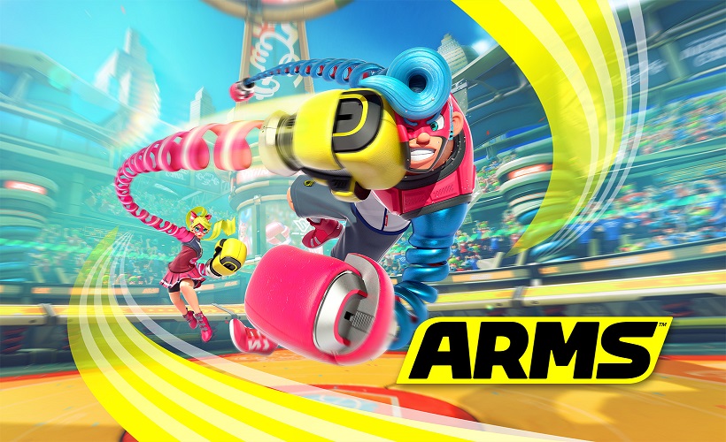 ↑Nintendo Switchオリジナルタイトルの「ARMS」