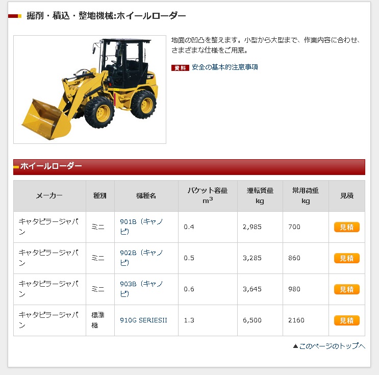 ↑メールでの見積も可能です。