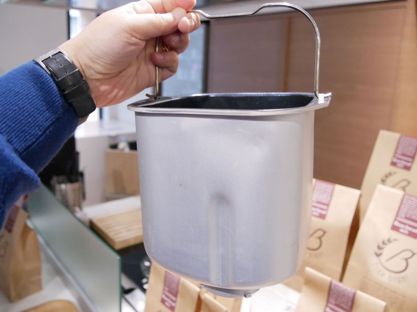 ↑食パンなら1斤から1.5斤まで焼くことができます