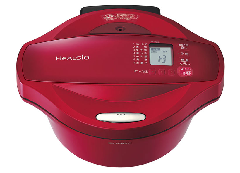 ↑シャープが2016年11月に発売した「ヘルシオ ホットクック KN-HT24B」