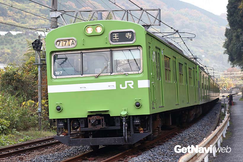 ↑関西線では103系の運用が少なくなり、おおさか東線や奈良線での運用が多くなっている
