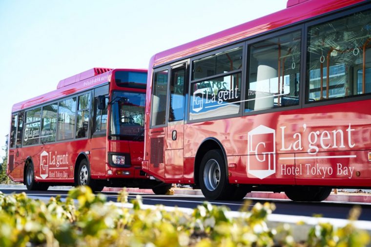 ↑ホテル→舞浜駅→東京ディズニーランド→東京ディズニーシー→ホテルの順に巡回