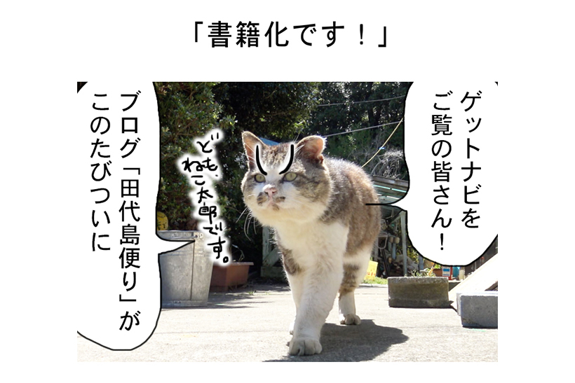 連載マンガ「田代島便り 出張版」 第34回「書籍化です！」
