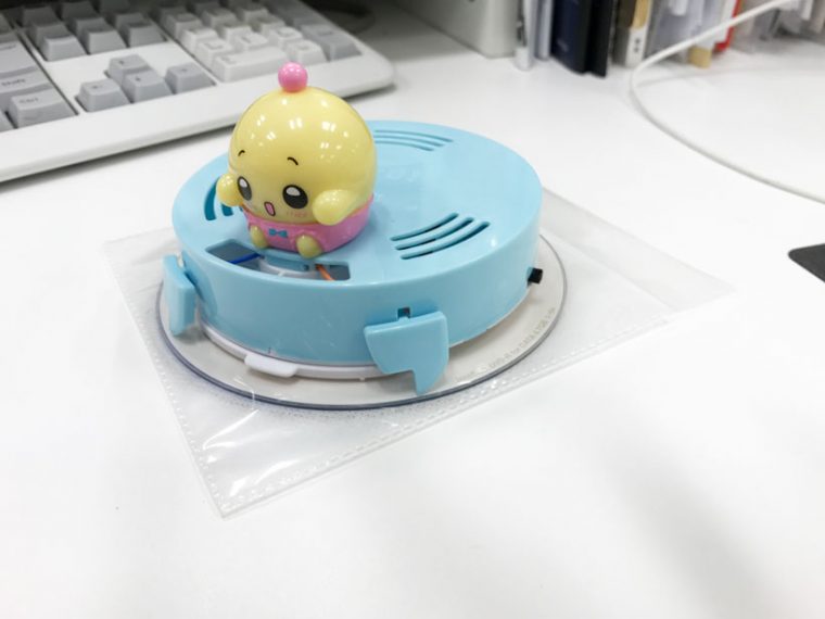 ↑大きさはCDよりひと回り小さい程度