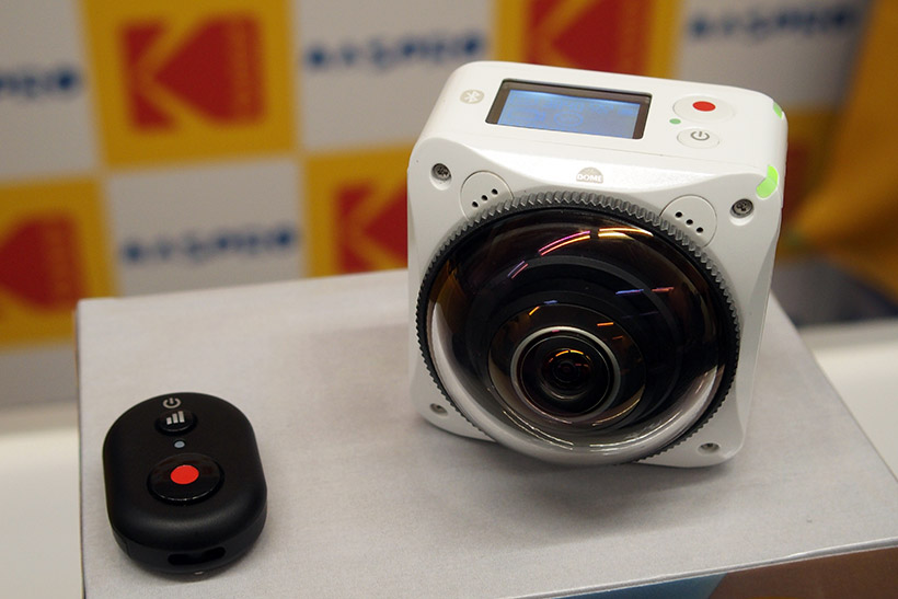 SNSに360度に広がるパノラマ映像をアップしてみない？ 2つのレンズで4K VR映像が撮れるコダック「PIXPRO 4KVR360」