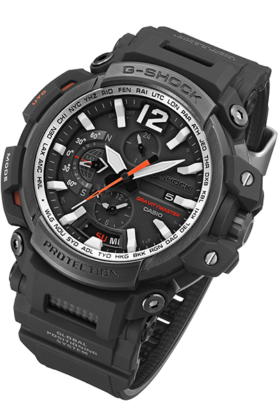 ↑カシオ G-SHOCK MASTER OF G「GRAVITYMASTER」10万8000円/Ref.GPW-2000-1AJF