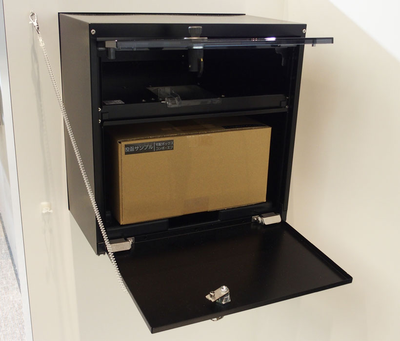 ↑戸建てでも荷物を置いていってもらえる宅配ボックスの需要が高まりそうな気配