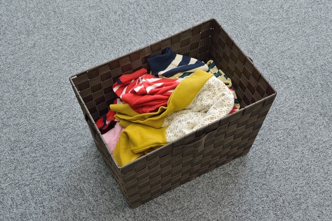 ↑洗濯物をランダムに投入しても全自動で折りたたみ、仕分けまでしてくれる
