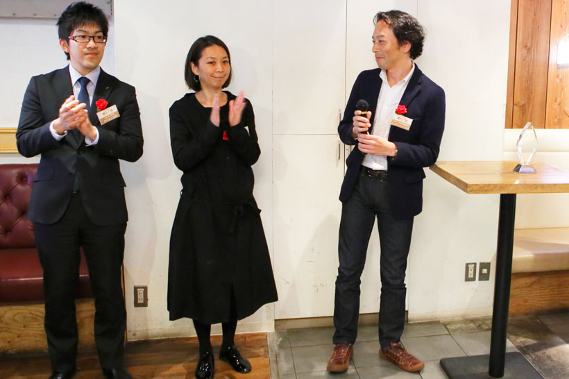 ↑左からダイキン工業の北村亮人さん、バルミューダの半澤直子さん、セールス・オンデマンドの徳丸順一さん