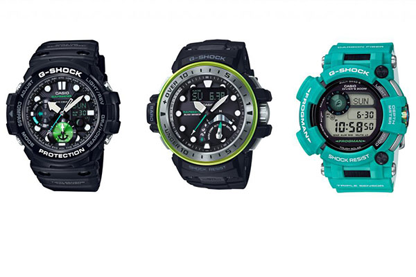 【G-SHOCK】フロッグマンとガルフマスターにマリンテイストの爽やかな新色が追加！