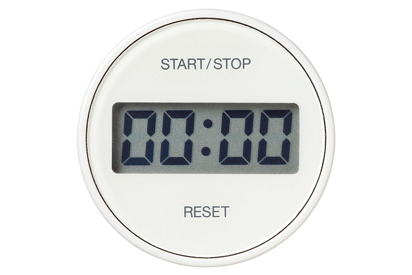 ↑時間がわかりやすいシンプルな表示が◎