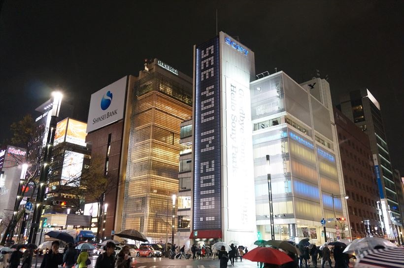 次は2018年に会いましょう――銀座のランドマークであり続けたソニービルが半世紀の歴史に幕
