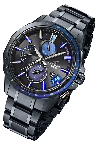 ↑オシアナス「BASELWORLD 2017 Special OCW-G2000S」38万8800円/6月発売予定/世界限定150本