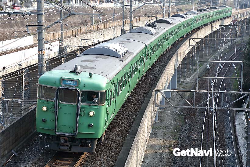 ↑113系近郊形電車は、117系と共に湖西線・草津線の主力車両として走り続けている