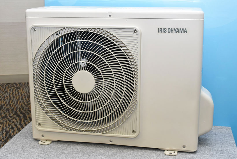 ↑エアコンの室外機