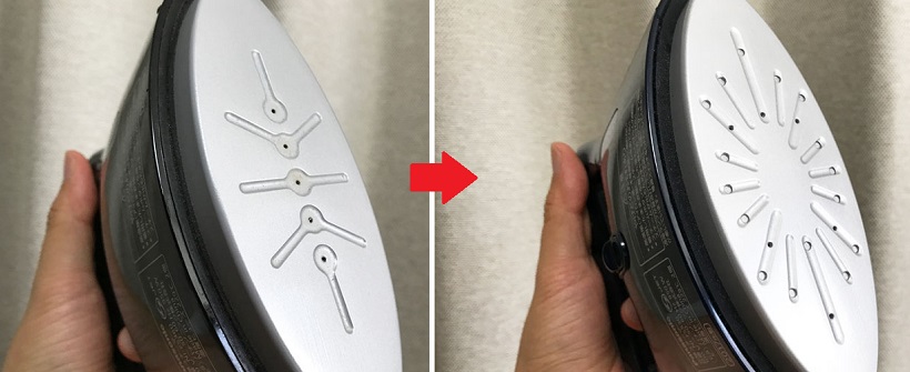 ↑旧製品(左)に比べて