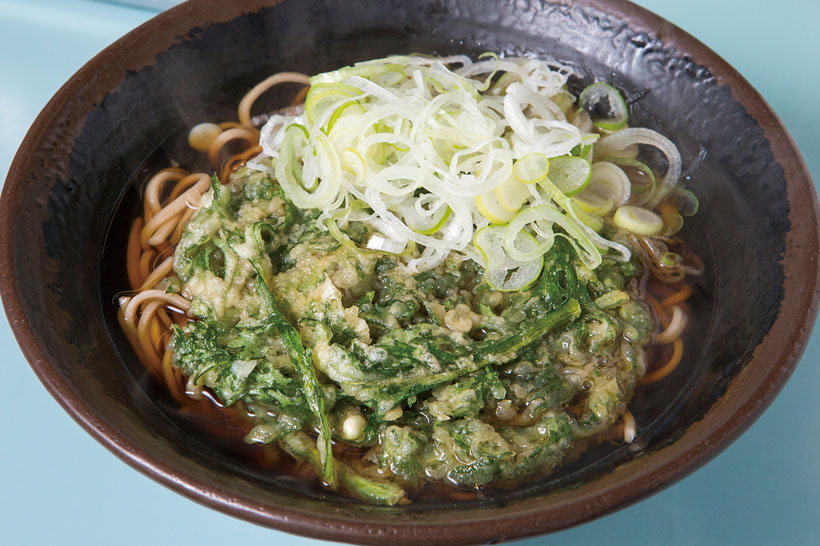 【立ち食いそば】春菊天の真髄を見たくばここへ行け! 野菜の「推し天」を持つファンも多い千葉寺「味元 末広店」