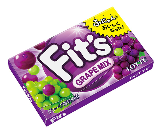 ↑食感が楽しい「Fit's」。こちらも人気商品のひとつで、若者からの支持も上々のようだ
