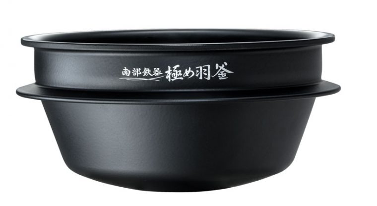 ↑南部鉄器を使用し、羽釜形状を採用した内釜