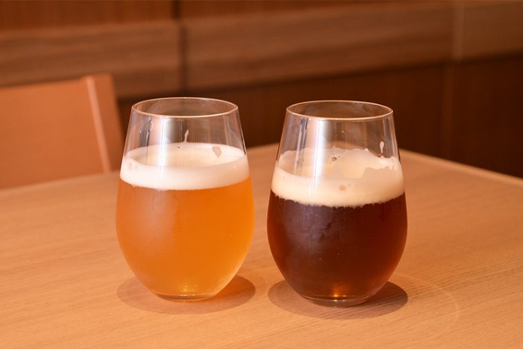 ↑左が柚子の香る「馨和 KAGUA」Blanc、右が山椒の効いた「馨和 KAGUA」Rouge/各800円