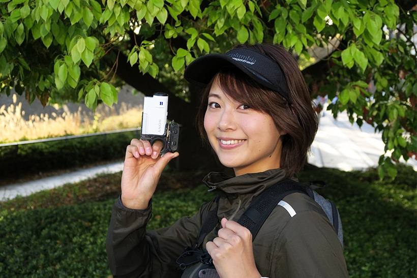 “撮れラン高画質の法則”が完成! 中村 優がソニー「HDR-AS300R」を使って皇居ランにチャレンジ