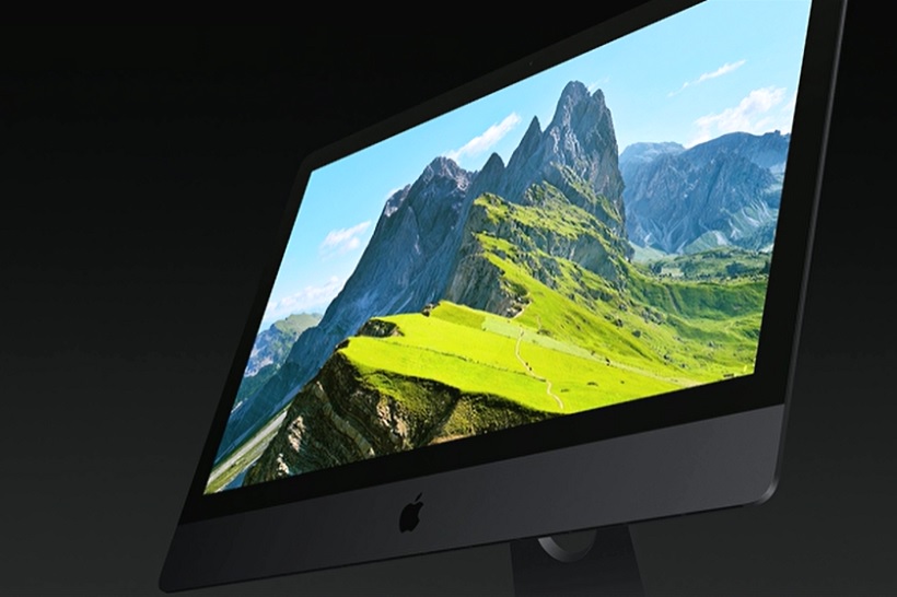 ↑Mac史上最高の性能を持つというiMac Pro