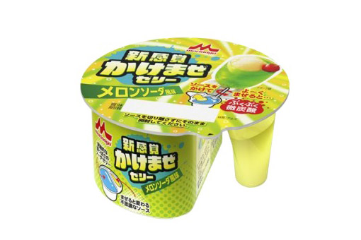 1個で2度おいしい! ソースをかけると味や色が変わる「新感覚かけまぜゼリー」