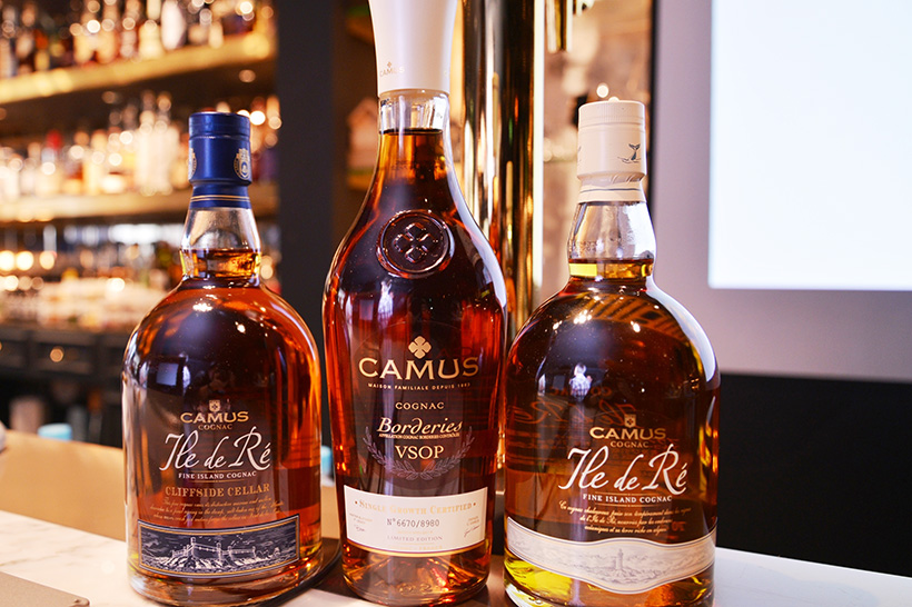 ↑中央が「カミュボルドリーVSOP 700ml」 参考価格8964円