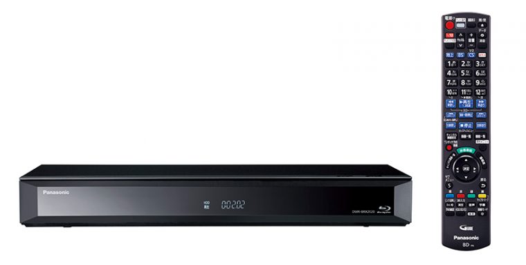 ↑2TB HDD搭載の全自動ディーガ「DMR-BRX2020」。こちらは現在生産終了となり、同じく2TB HDD搭載の後継モデル「DMR-BRX2030」が発売中