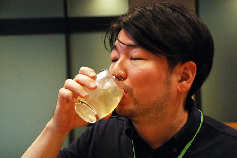 ↑よく冷えたハイボールは極上の味!
