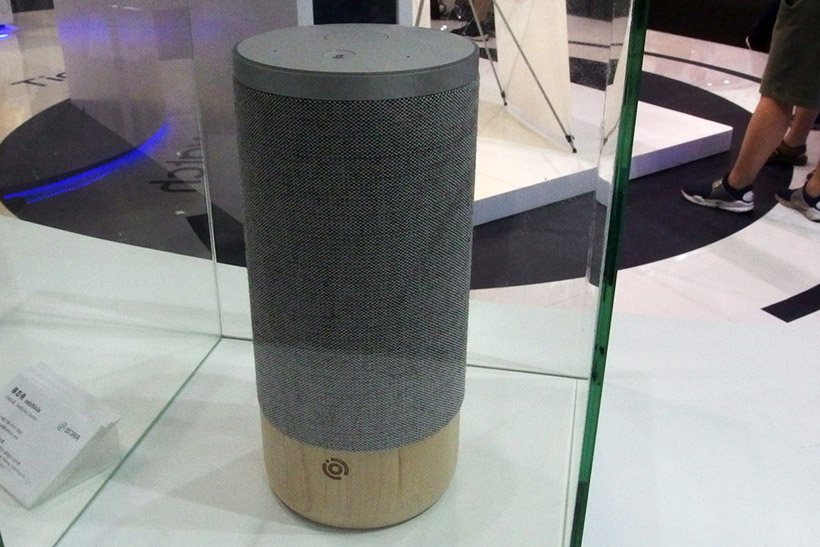 ↑TicHomeはデザインにも力を入れたAIスピーカーを開発