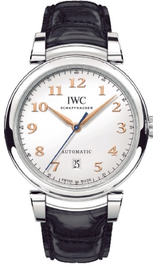 ↑IWC「ダ・ヴィンチ オートマティック」63万7200円/ Ref.IW356601/自動巻き/直径40mm、厚さ10mm/3気圧防水