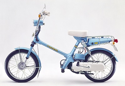 ↑直接的なモンキーのDNAを継承したわけではないが、1978年に登場してミニバイク市場を席巻した女性向けミニバイク・ロードパル