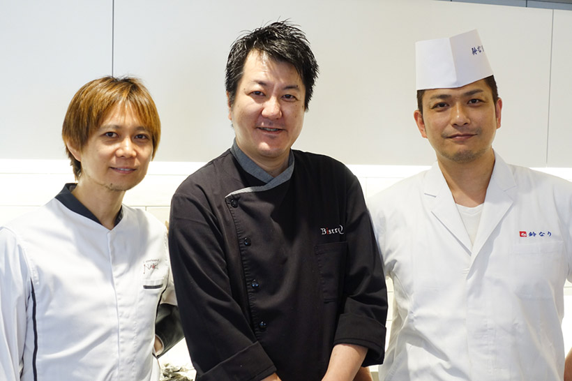 ↑左から、横江直紀さん、山下九さん、村田明彦さん