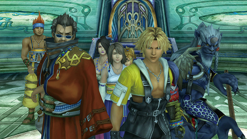 ↑「ファイナルファンタジーⅩ HD リマスター」(c) 2001-2004,2013-2015 SQUARE ENIX CO., LTD. All Rights Reserved. CHARACTER DESIGN:TETSUYA NOMURA