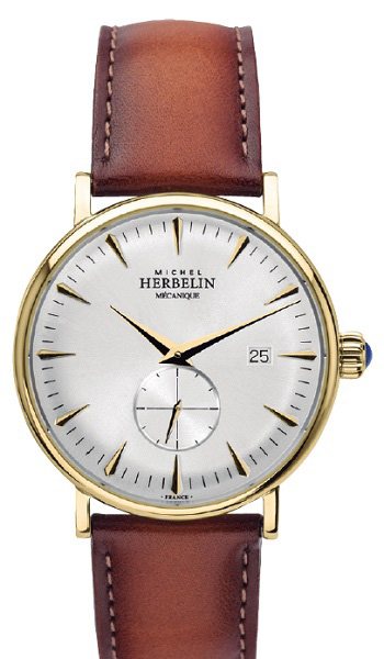 ↑ミッシェル・エルブラン「インスピレーション1947」26万7840円/手巻き/3気圧防水/直径40mm、厚さ10.05㎜