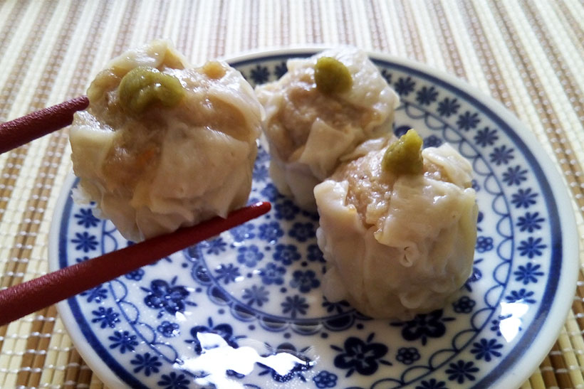 ↑上に乗せたのはグリーンピースではなく柚子胡椒。ビールにもご飯にも合います!