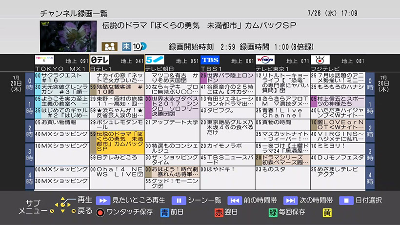 ↑深夜2時~3時帯に急きょ差し込まれる類のスペシャル番組は、事前にチェックするのがなかなか難しい