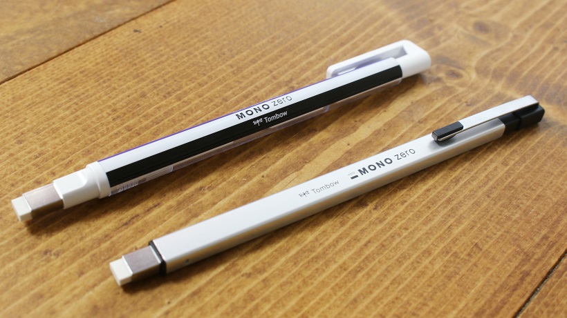 ↑手前が新しいメタルタイプ(648円)。軸がよりスリムで格好も良くなった。